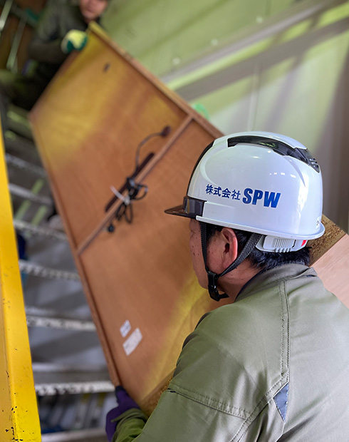 職人や現場から支持される荷揚げ技術！